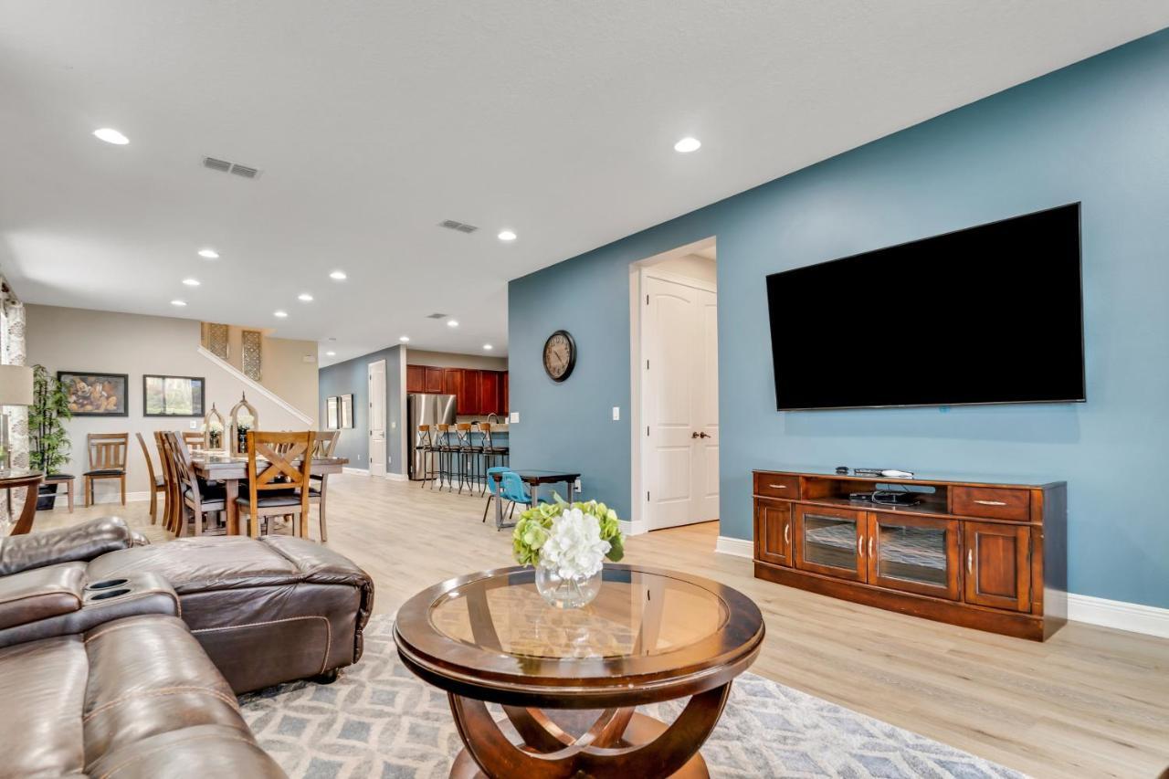 Huge 10 Bdr Family House With Arcades And Free Pool Heat Near Disney Orlando Dış mekan fotoğraf