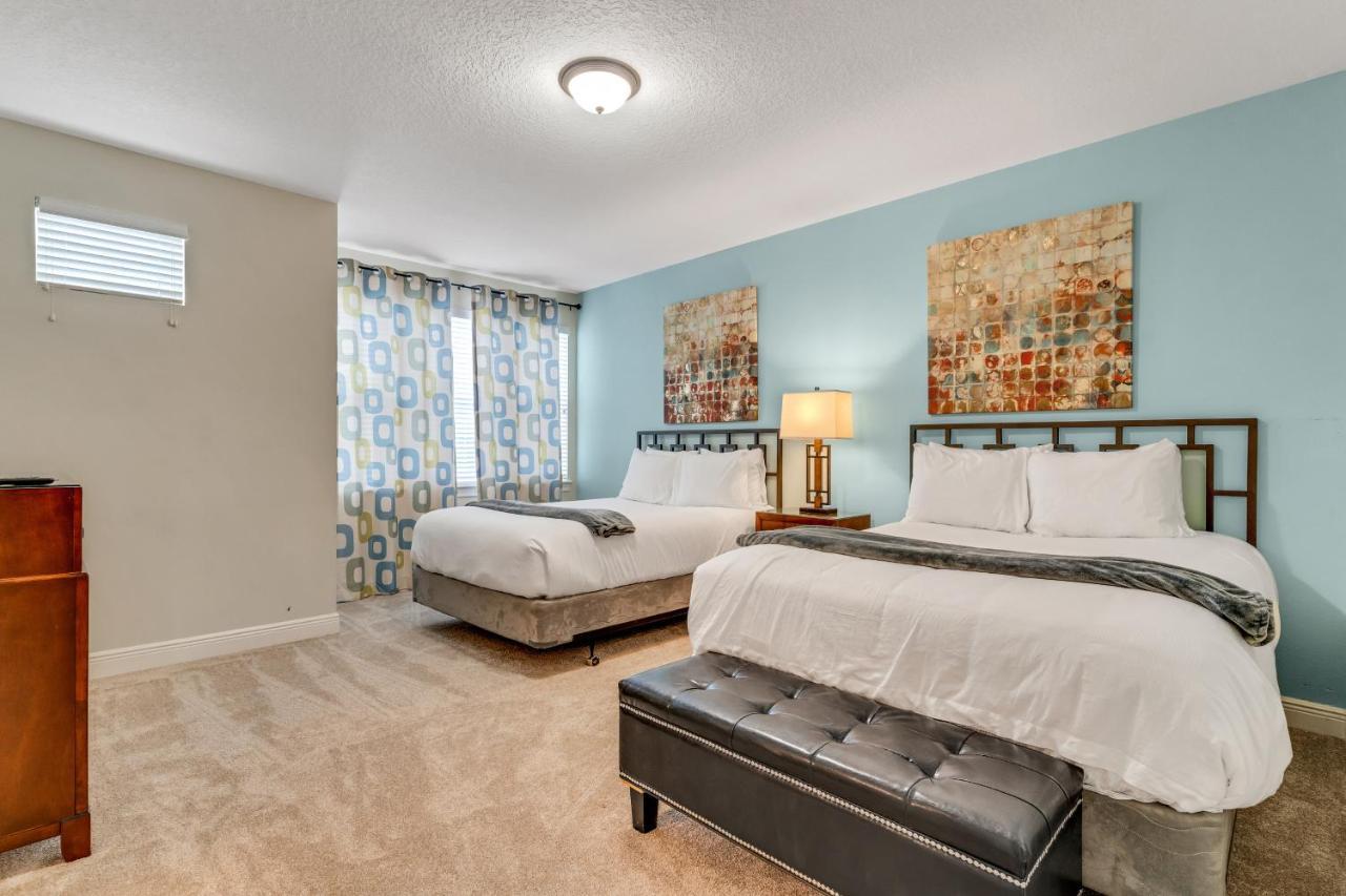 Huge 10 Bdr Family House With Arcades And Free Pool Heat Near Disney Orlando Dış mekan fotoğraf